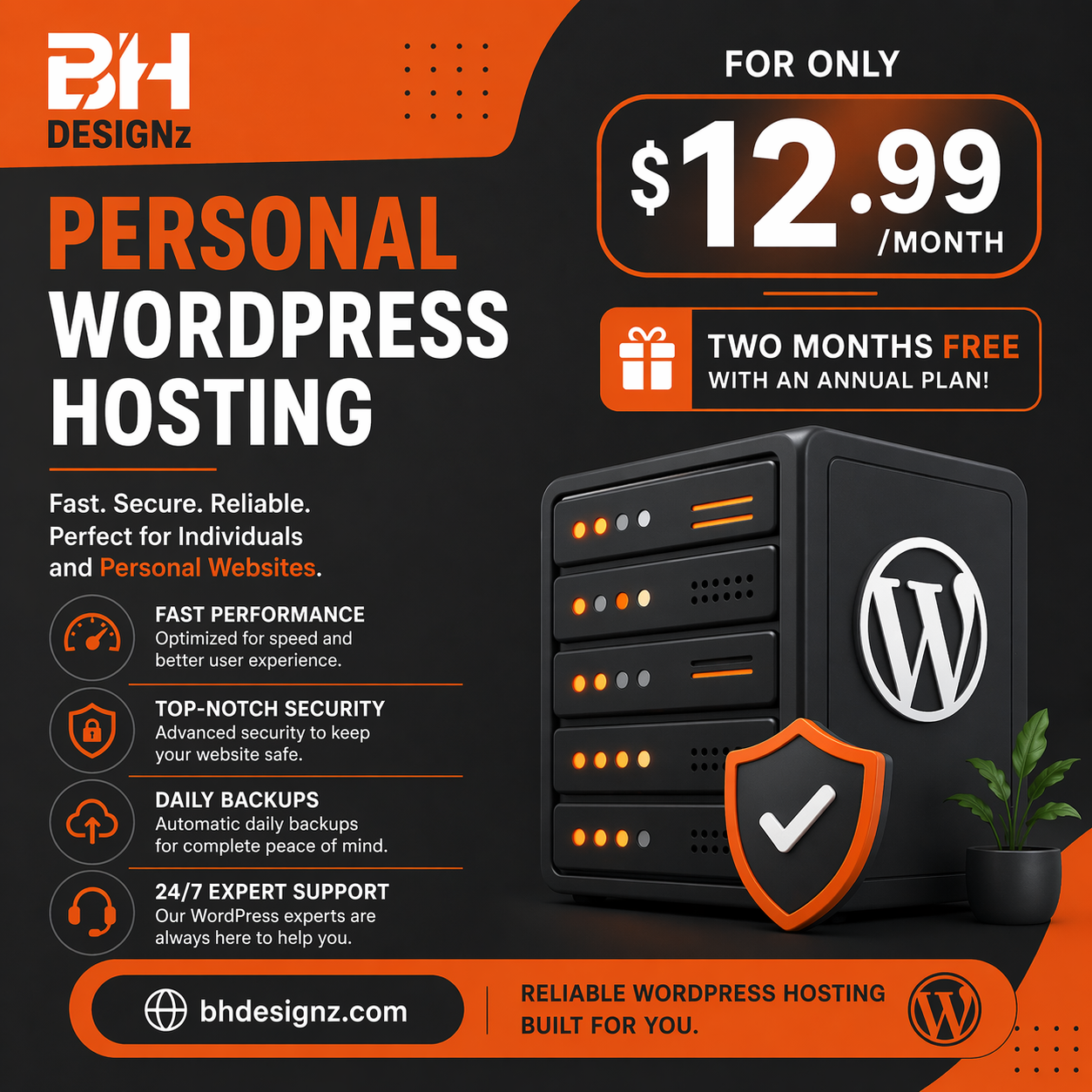 Personal WordPress Hosting