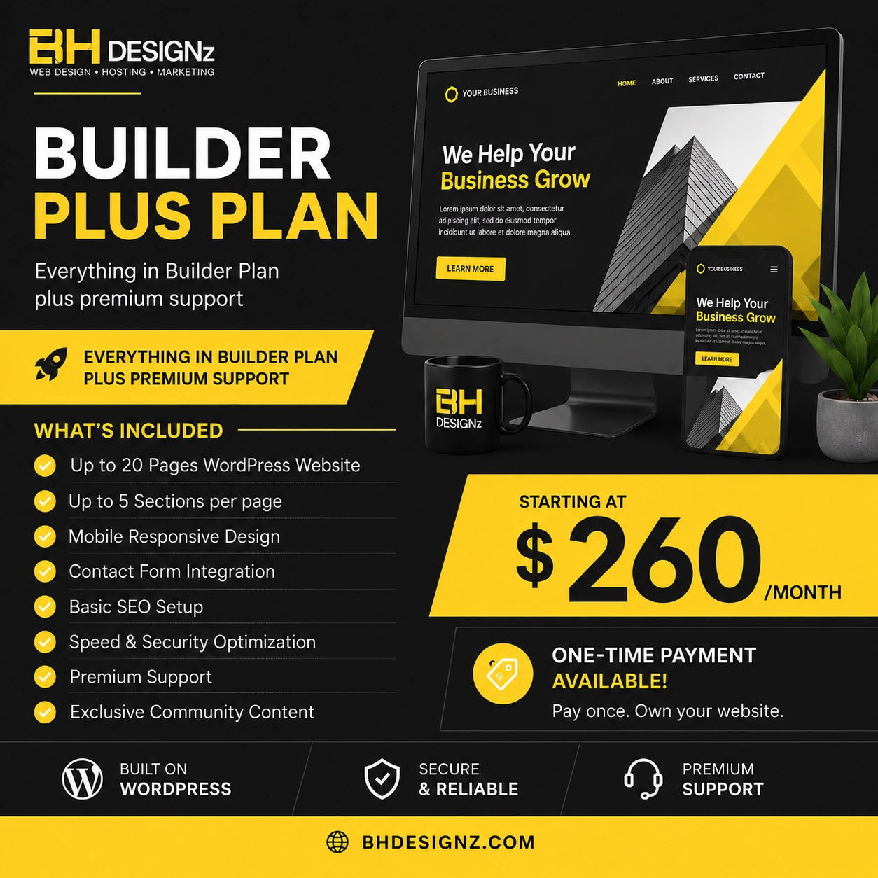 Builder PLUS Plan